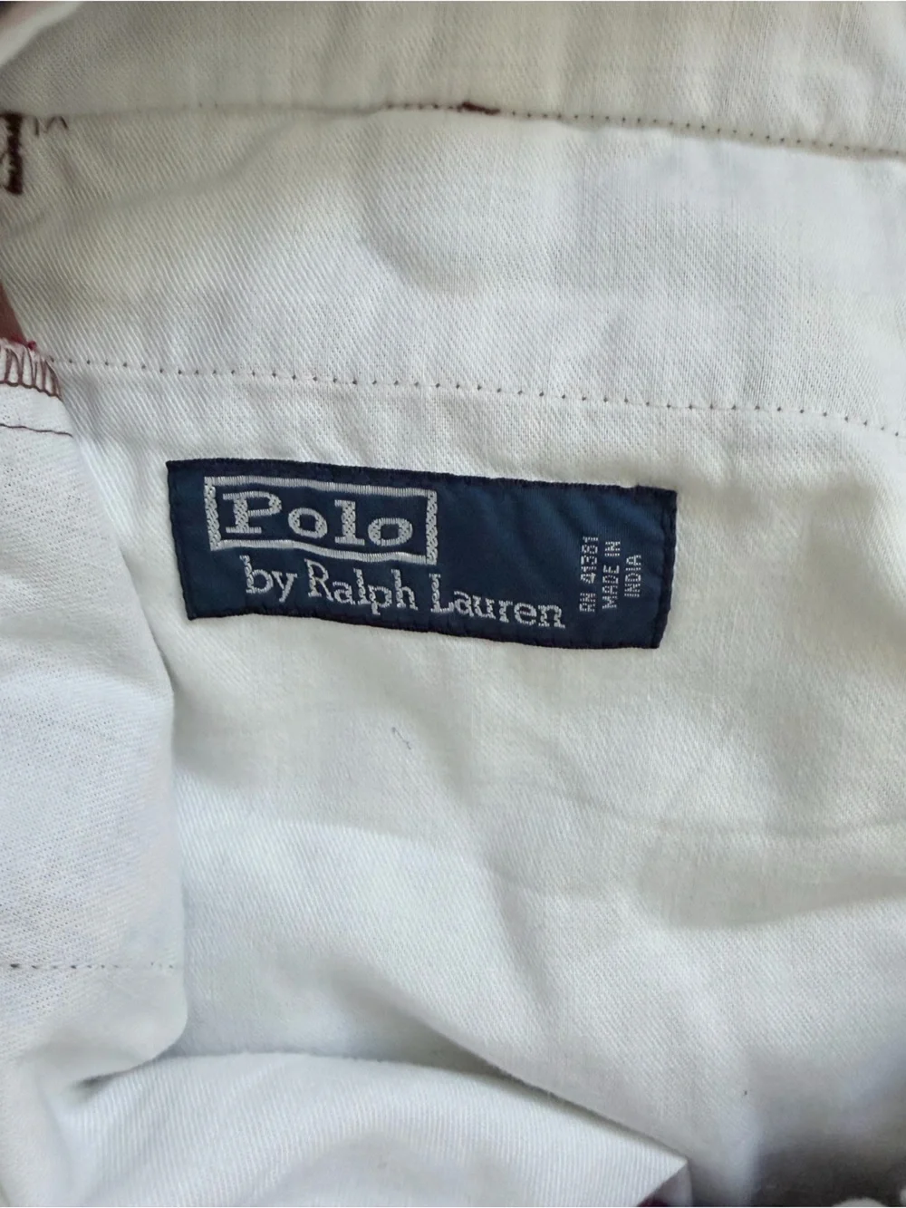 Polo Ralph Lauren Madras Plaid Flat Front Shorts Size 40 Cotton Preppy Flaw